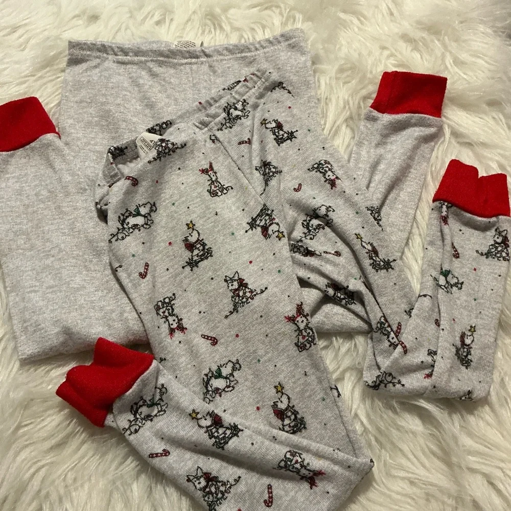 Laura Ashley 4T winter/holiday pajama bottoms/pants for kids